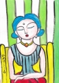 アンリ・マティス　《青い胴着の女》　１９３５年