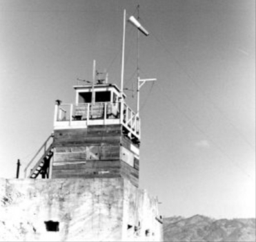 大正陸軍飛行場　日本陸軍の施設を利用した管制塔　八尾（八尾）