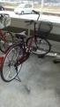 2012年12畳エアコン　自転車　ソファー　テーブル　イス2脚　ガスコンロk