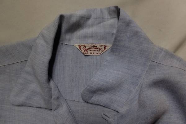 SAMANTHA’S VINTAGE 1930's ～ 1950's ～～店でSOLD～～～～50’S sportswear 水色×青