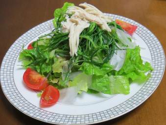 オカヒジキ野菜サラダ