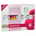 Andalou Naturals, Get Started Kit, 1000 Roses, Sensitive, 5 Piece Kit -