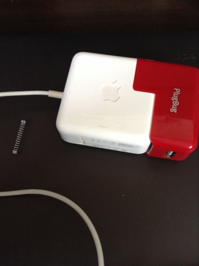 Macbookのアダプターをバネで補強して断線対策 彡 Apple